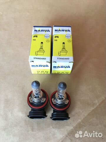 Лампа галоген. H8 35W narva 2шт