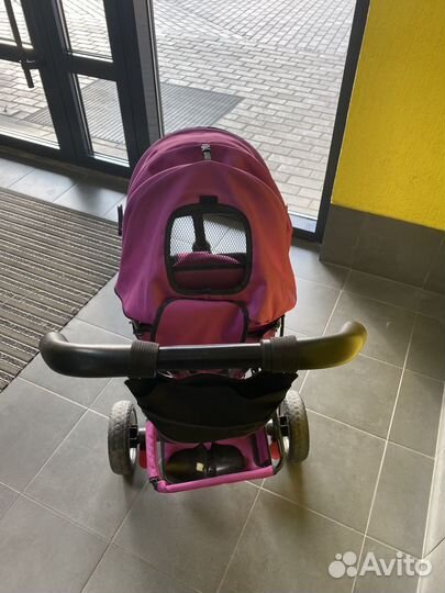 Детский велосипед с родительской ручкой