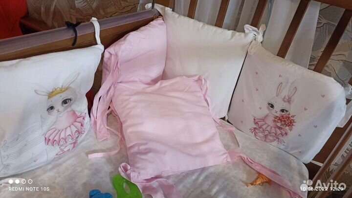 Бортики в детскую кроватку