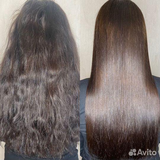 Кератиновое выпрямление волос.Ботокс.Нанопластика