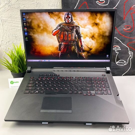 Игровой ноутбук Asus ROG Strix i7-9/RTX/144Гц/17'