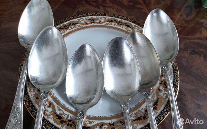 Мельхиоровые столовые ложки