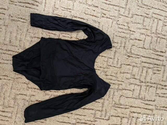 Купальник для танцев белый и черный