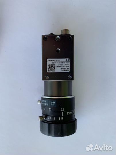 Камера машинеого зрения с обьективом