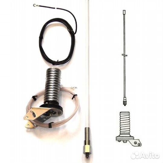 Авто кв антенна Yaesu YA-007 и тюнер Yaesu FC-40