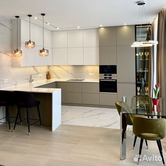 Кухонный гарнитур белый гарантия 2 года