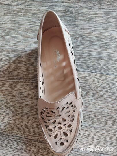 Мокасины женские 40 размер натуральная кожа