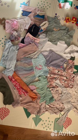 Вещи пакетом на девочку 74-80