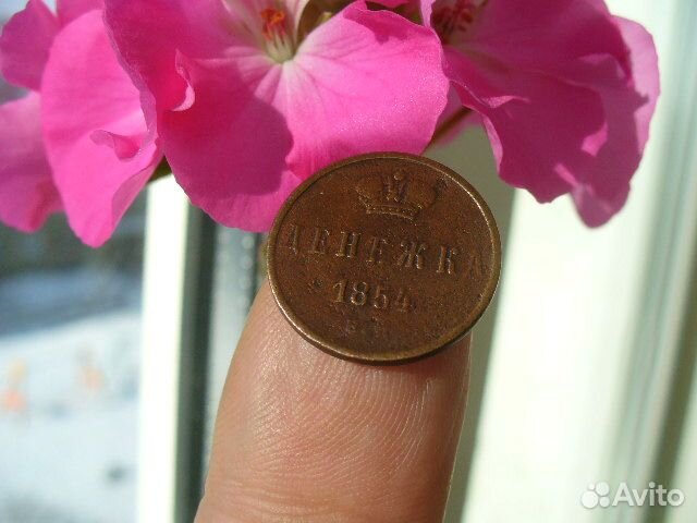 Денежка 1854г