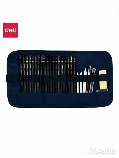 Новый Finenolo Набор карандашей для скетчинга 27