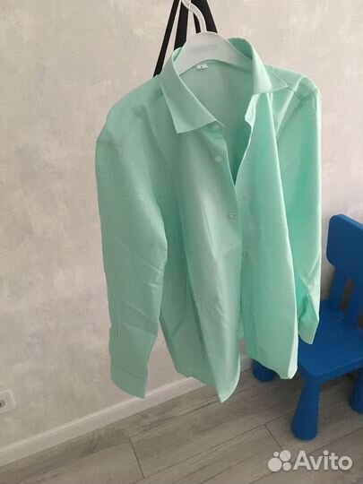 Рубашка школьная 140