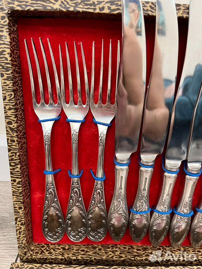 Набор столовых приборов мельхиор СССР