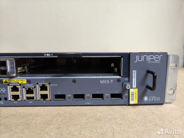 Маршрутизатор Juniper chas-MX5-T-S