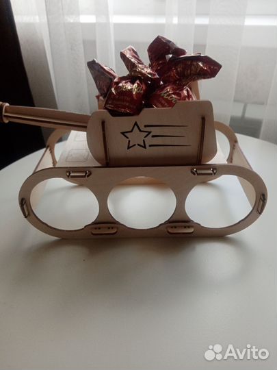 Танк. Фанера. Подарок мужчине