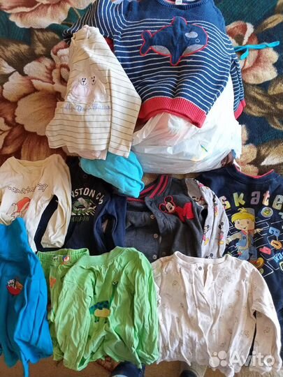 Отдам детские вещи на мальчика