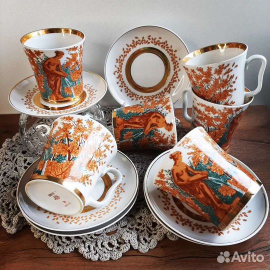 Сервиз чайный,рюмки,бокалы