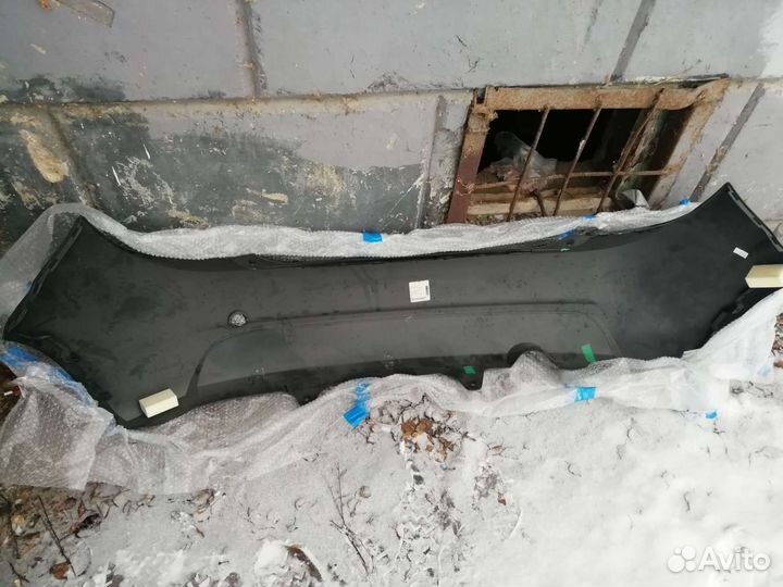 Бампер задний chevrolet aveo т300 хэтчбек