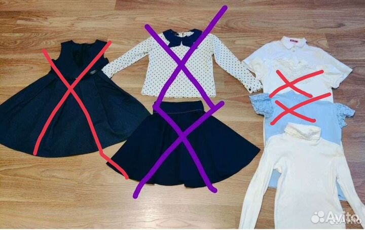 Одежда для девочки пакетом 134-140 см