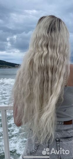 Волосы для наращивания 60 см бу