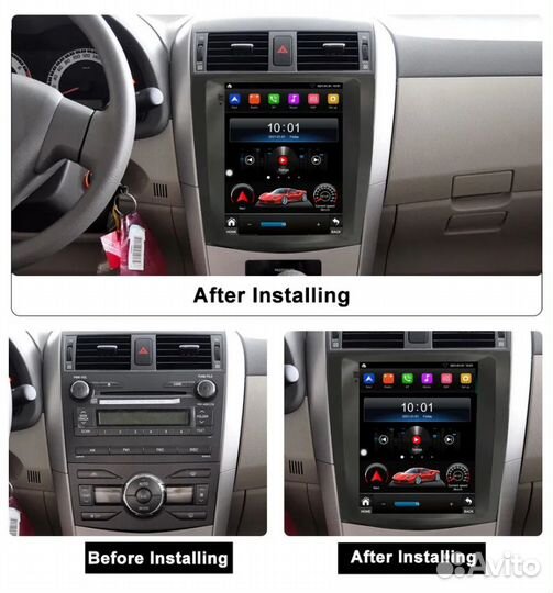 Магнитола Toyota Corolla E140/150 06-13 г Tesla