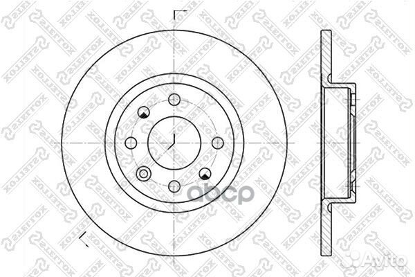 6020-4823-SX диск тормозной передний Volvo 440