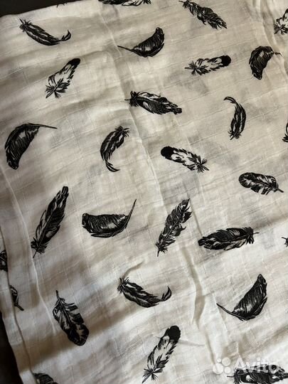 Муслиновые пеленки новые 2 шт