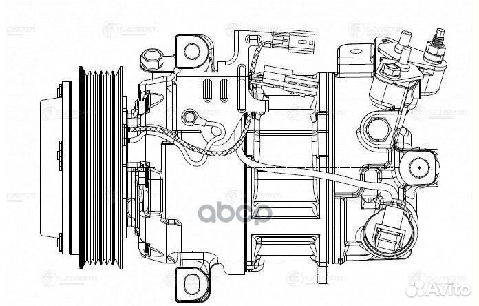 Компрессор кондиц. для а/м Nissan Qashqai (13)