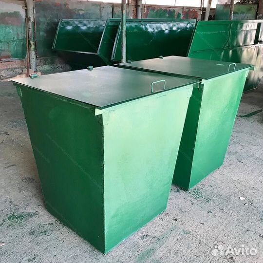 Контейнер мусорный из металла 0,75 м3 Арт ж13092