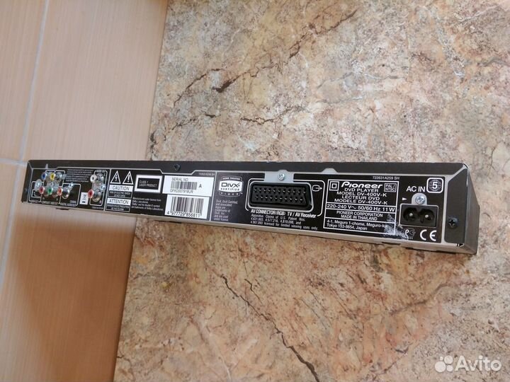 DVD плеер Pioneer dv-400v. б/у