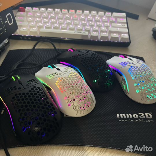 Игровые проводные мыши glorious model O и Dновые