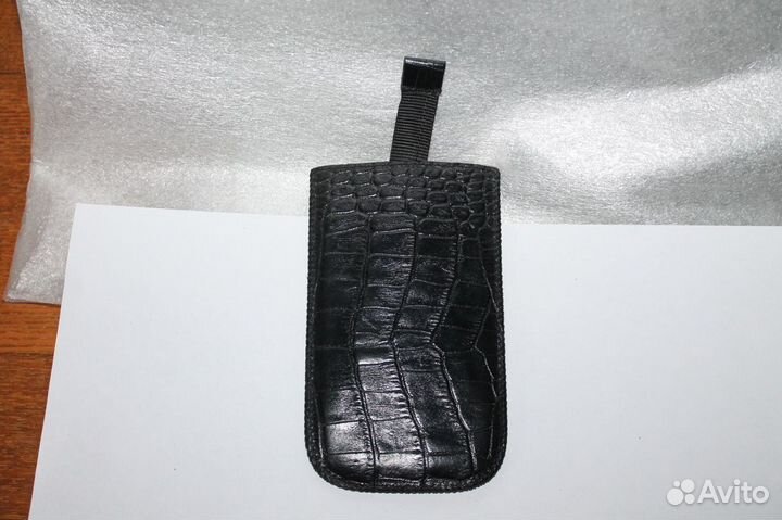 Чехол кожанный на пояс для телефона