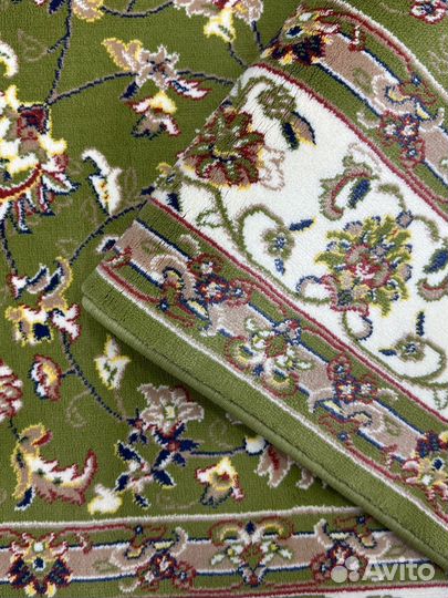 Ковер 1.6х2.2 классический, зеленый
