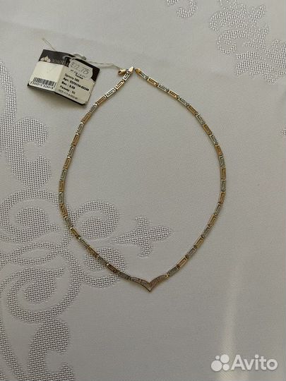 Колье золотое 585 проба