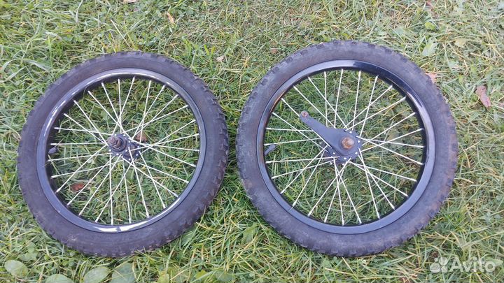 Колеса велосипеда 16 дюйм переднее заднее