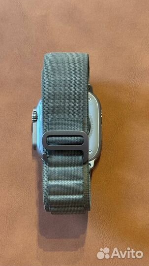 Apple watch ultra 49mm Titanium Olive Alpine Loop