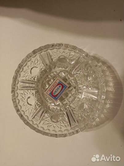 Салатник, конфетница хрусталь