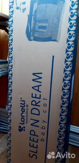 Кровать манеж Lorelli sleep'n'dream с матрасом