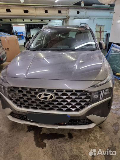 Лобовое стекло Hyundai santa fe 4 Обогрев Проекция