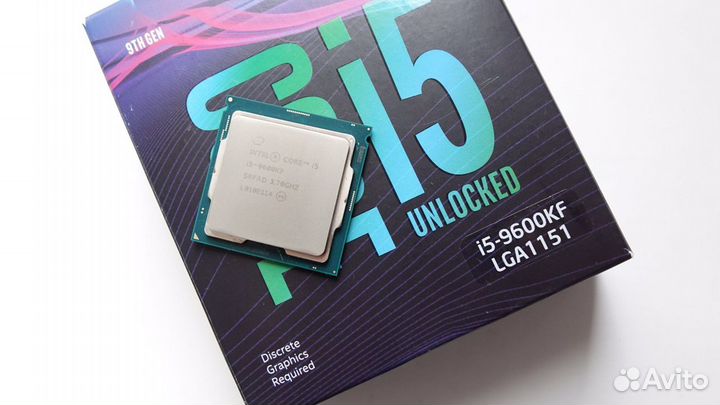 Процессор intel Core i5-9600KF(6 ядер 6 потоков )