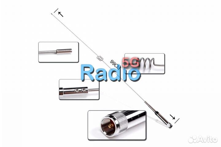 Антенна 140/430 Nagoya NL-770H