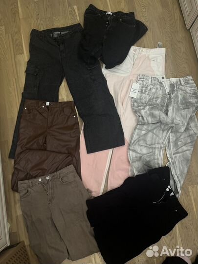 Джинсы широкие