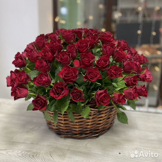 Букет роз Кения 39 см