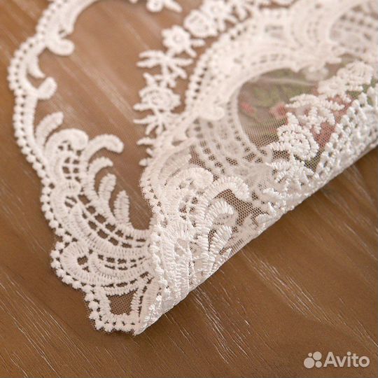 Салфетка кружево белая 29*29см