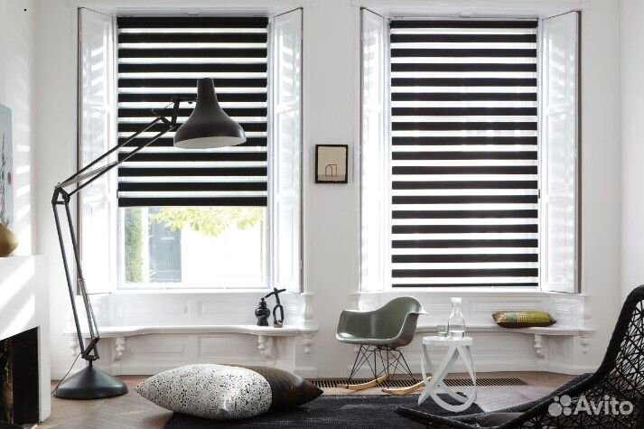 Римские шторы с электроприводом на заказ