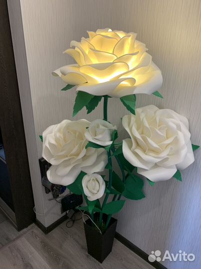 Светильник напольный из изолона