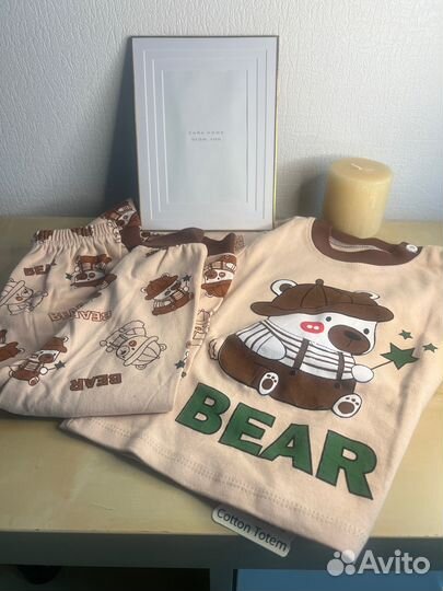 Пижама детская 86 92 новая