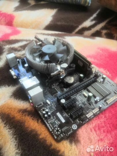 Комплект материнская плата процессор Оперативка