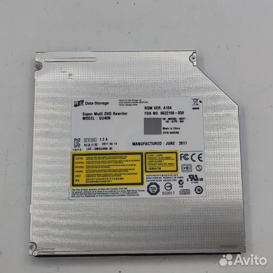 Привод DVD-RW gu40n, 00RGN3, Dell Latitude E6320