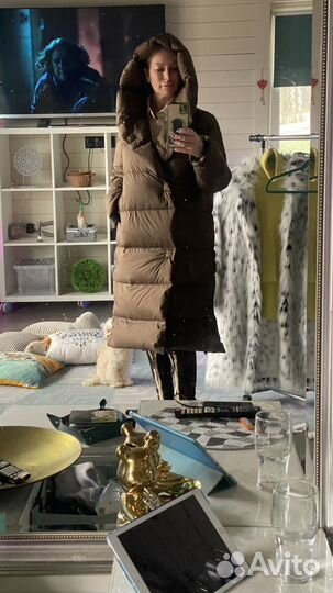 Пуховое пальто Max Mara текущая коллекция