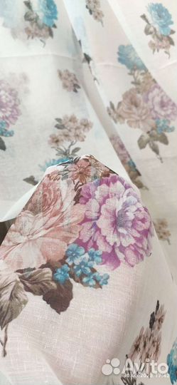 Тюль лён Прованс.Турция